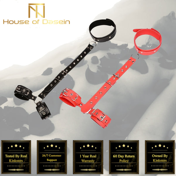 Collar Handcuffs  Restraints Kink Fetish Collars & Leashes