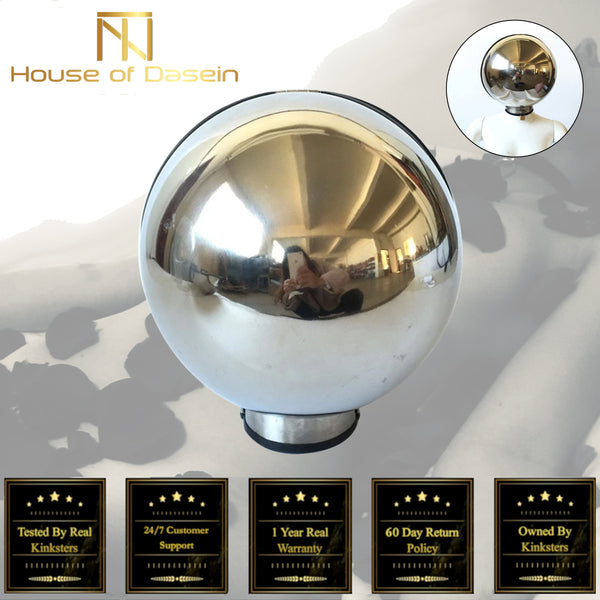 Stainless Steel Full Head Cover Helmet  Kink Fetish Restraint Hoods