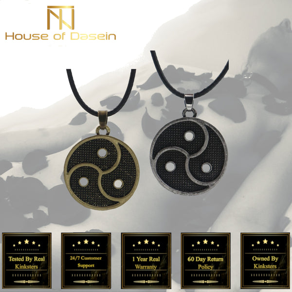 Pendant Necklace Triskelion Emblem Symbolic Jewellery  Jewellery
