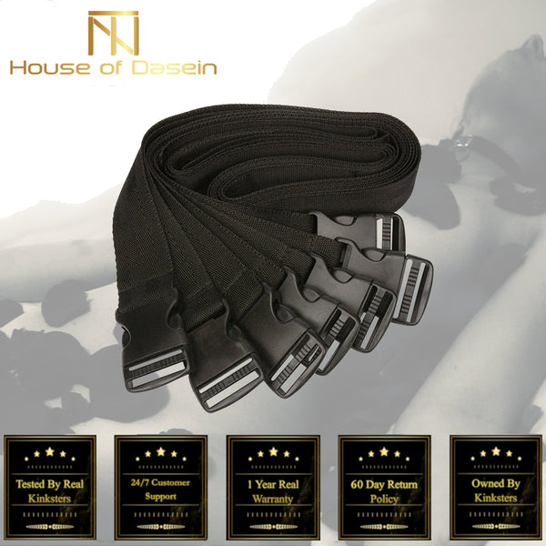 7 Piece Full Body  Kit Nylon Restraints Fetish Restraint Kits & Sets