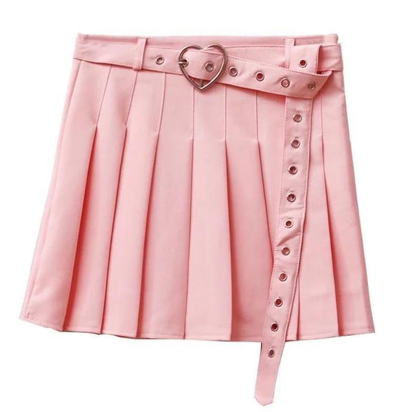 Belted Heart Skirt Skirts