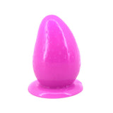 Big Huge Anal Plug With Suction Cup Novelty Strawberry Butt