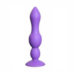Big Purple Silicone Butt Plug Beads Unisex Large Anal Sex Toys