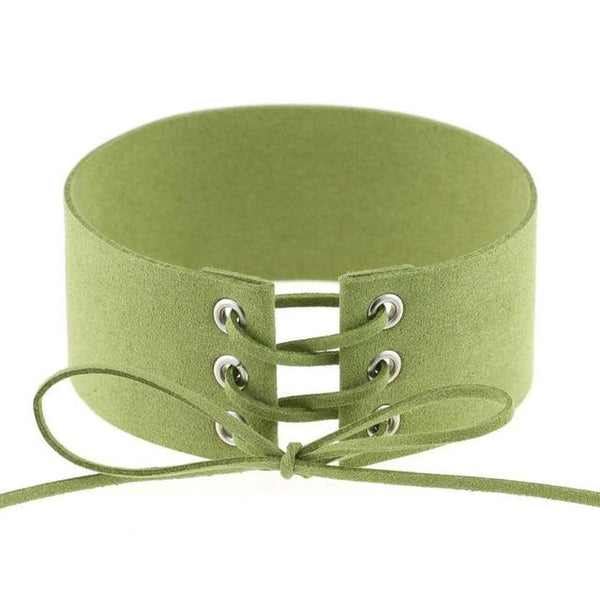 Lace Up Collar  Submissive Choker Necklace  Restraints Collars & Leashes