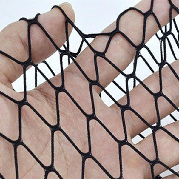 Black Fishnet Lingerie Mesh Stretchy Durable For Women Stockings