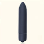 Black Powerful Mini G Spot Bullet Vibrator 10 Speeds Women