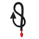 Non Vibrating Butt Plugs House Of Dasein Black Devil Anal Plug Whip Silicone Butt Tail Cosplay Plugtail 109Cm Sex Adult Games Toys For Couples