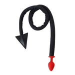 Non Vibrating Butt Plugs House Of Dasein Black Devil Anal Plug Whip Silicone Butt Tail Cosplay Plugtail 109Cm Sex Adult Games Toys For Couples
