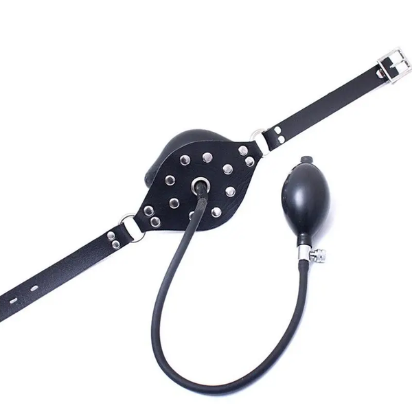 Inflatable Gag Face Muzzle  Kink Fetish Gags