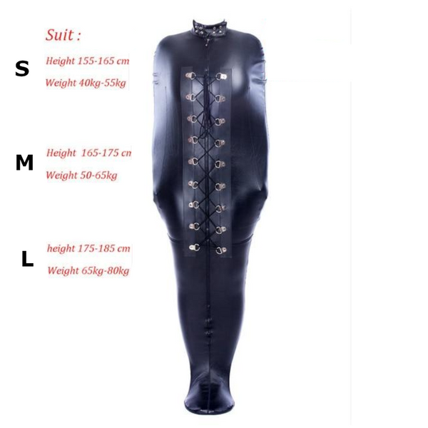Black Mummification  Restraints Sleeping Body Bag Sack Straitjacket Straitjackets &  Suits