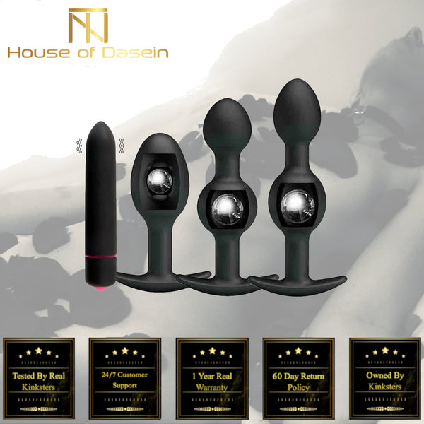 Black Kegel Balls Butt Plug  Anal Beads  Training Kegel Exercisers