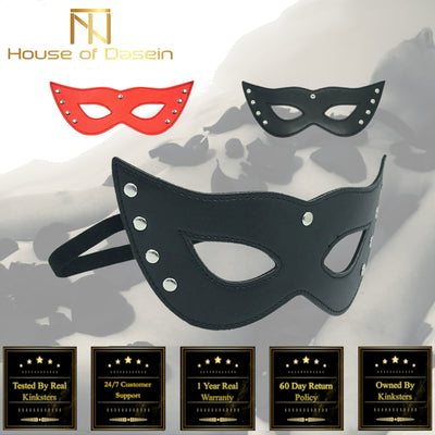 Black Red Cosplay  Mask Fetish Restraints Fetish Masks