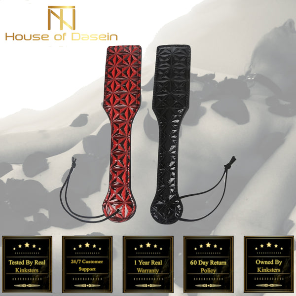 Diamond Pattern  Submissive Spanking Paddle Impact Play Paddles