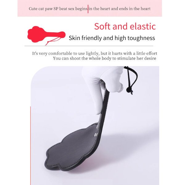 Cute Paw Print Spanking Paddle  Impact Play Toys Paddles