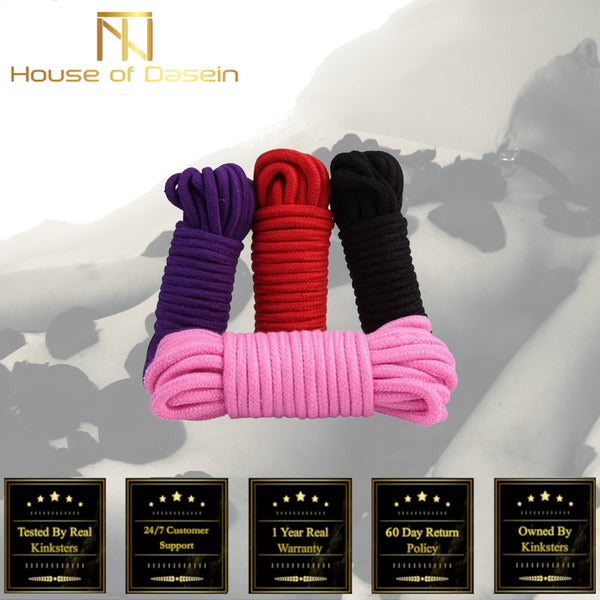 Soft Cotton Knitted Rope  Kink  Fetish Restraints Rope & Suspension