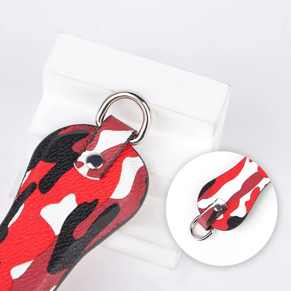 Camouflage Red Spanking Paddle   Restraints Impact Toys Paddles