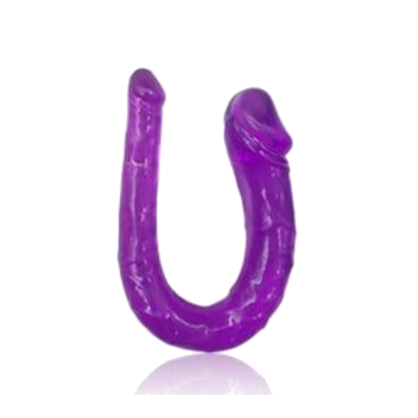 Colorful Double Ended  Dildo Soft Jelly Anal Plug Couples Double Ended Dildos
