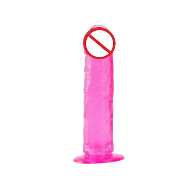 Colourful Realistic Jelly Dildo Deep Throat Training Suction Cup Base Realistic Dildos