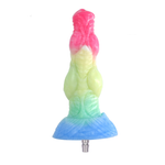 Colourful Rainbow Big Dildo Vac U Lock Attachments For Automatic Sex Machine Sex Machine Attachments