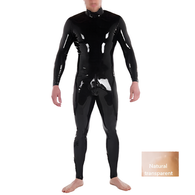 Custom Catsuit For Men With Crotch Zipper Latex