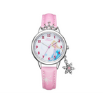 Veile Studios Cute Winter Romance Watches Shiny Crown Princess Snowflake Pendant Decorative Quartz For Kids Children's Watches