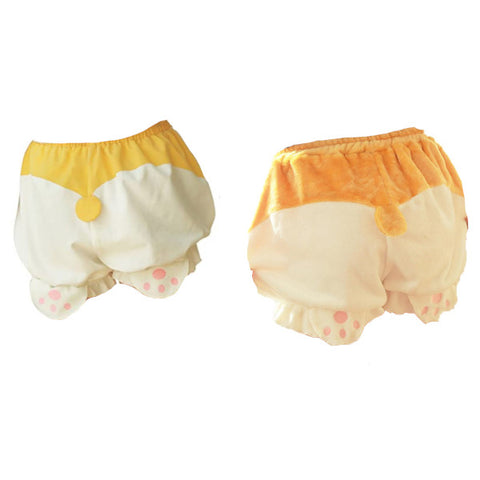 House Of Dasein Cute Corgi Puppy Sleep Bottoms Women Lolita Bloomers Shorts