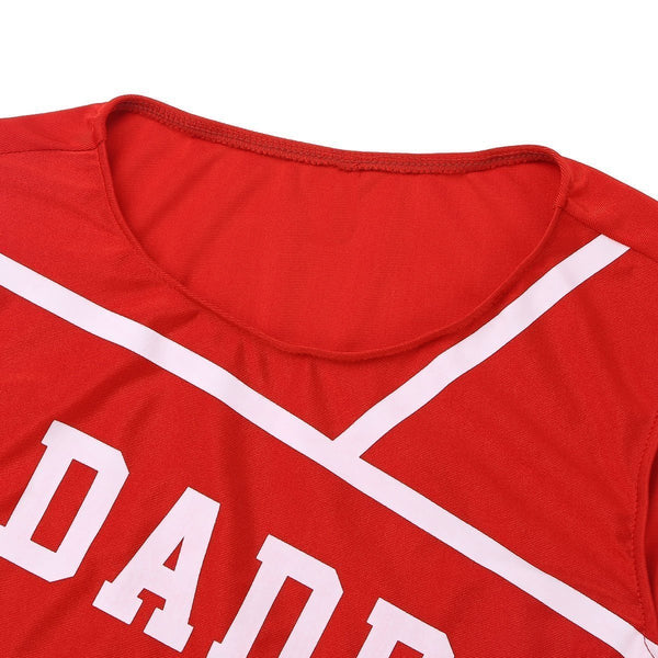 Daddy Cheerleader Crop Top Outfit Ddlg Littles Costume Women's Costumes