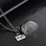 Veile Studios Dandelion Dry Flower Design Fashion Necklace Silver Necklaces & Pendants