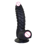 Dinosaur Scales Dildo With Suction Cup Monster Dong Cock And Balls Masturbation