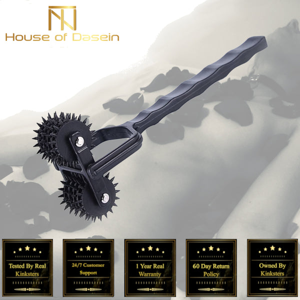 Double Spindle Roller Pinwheel Sensory  Kink  Sensation Play