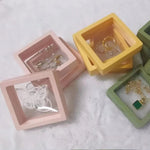 Veile Studios Jewelry Storage 10Pcs Pink Set Floating Display Case Holder For Box Jewellery Holders & Organisers