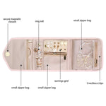 Veile Studios Jewelry Foldable Case Blue Small Portable For Journey Earrings Rings And Brooches Storage Bag Jewellery Holders & Organisers