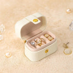 Veile Studios Jewelry Storage Mini Ring Box Portable Organizer Display Travel Case Leather Holder Jewellery Holders & Organisers