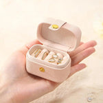 Veile Studios Jewelry Storage Mini Ring Box Portable Organizer Display Travel Gift Case Leather Jewellery Boxes