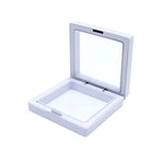 Veile Studios Jewelry Storage 10Pcs White Set 3D Floating Display Case Holder For Jewellery Holders & Organisers