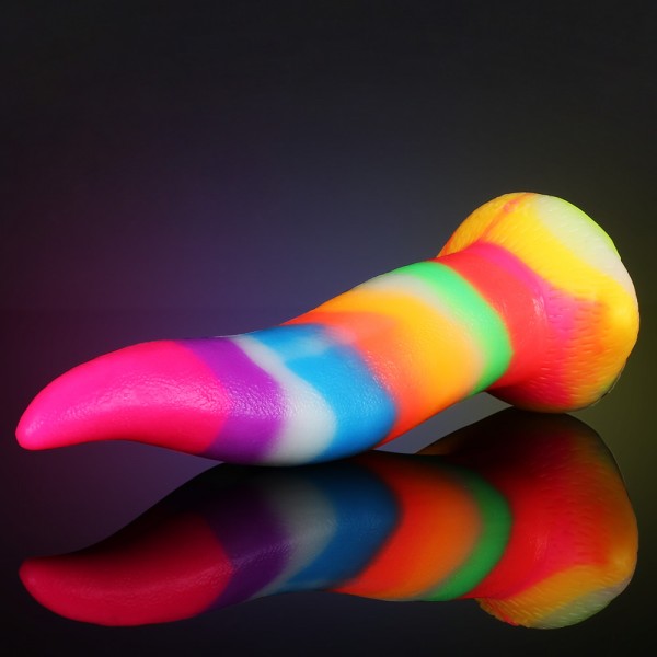 Dragon Tongue Glow In Dark 294 Aw13 Fantasy Beast Mythical Advanced Dildo Men Women Fantasy Dildos