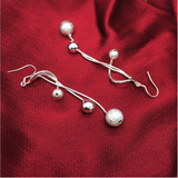 Veile Studios Women Pendant Beans Tassel Long Drop Elegant Dangle Earrings