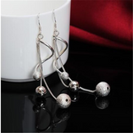 Veile Studios Women Pendant Beans Tassel Long Drop Elegant Dangle Earrings