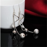Veile Studios Women Pendant Beans Tassel Long Drop Elegant Dangle Earrings