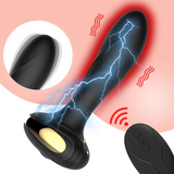 Electric Shock Anal Plug Wireless Remote Control Buttplug Vibrating Dildo