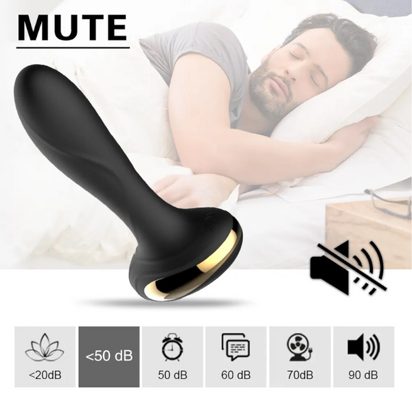 Electric Anal Plug Wireless Remote Control Buttplug Vibrating Dildo Prostate Stimulators