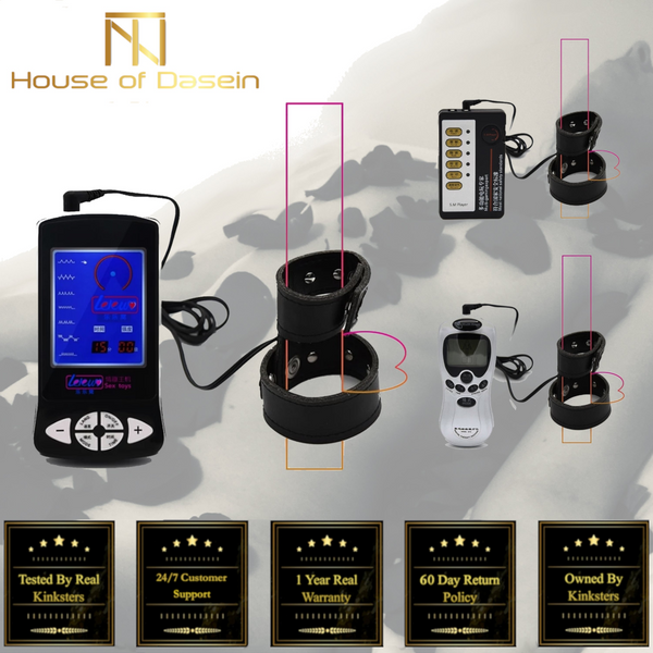 Electric Zapper  Ring Electro Shock  Restraints Kink  Electro & Medical Play