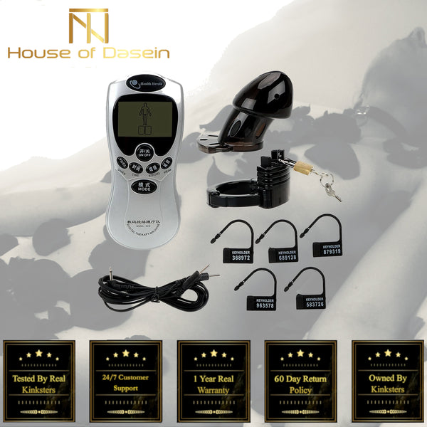 Electric Shock  Cage Male Chastity Device  Ring Electro  Fetish Electro & Medical Play