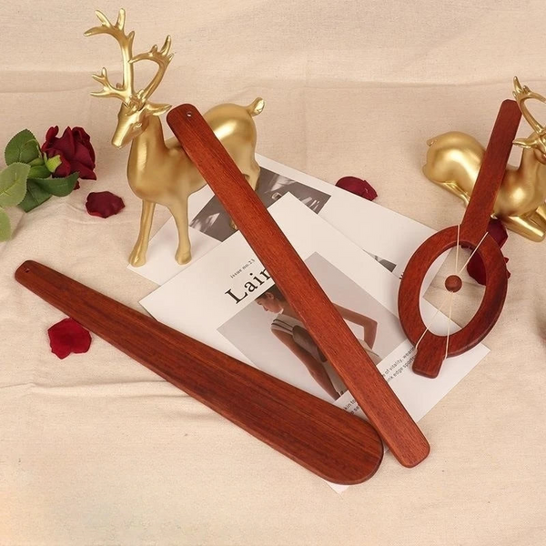 Erotic Spanking Paddle Smooth Rosewood Flap Whip  Fantasy Flogger Toys Paddles