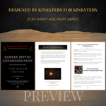 330  Printable Scene Idea Prompts Edge Play Safety Guide Desire & Devotion Expansion Pack Kinky Couples Extreme Dominant Submissive Sex Games
