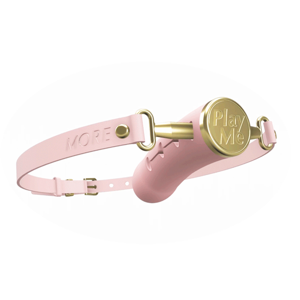 Props Deepthroat Regulation Gag Female  Fetish Pink Gags