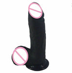 21.5Cm 8.5Inch Silicone Faak Dildo Dong Realistic 4.9Cm Thick Butt Plug Pink