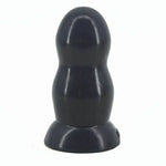 Faak 15.2Cm 6Inch Silicone Butt Plug Sex Toy Anal 6.8Cm Thick Dildo Dong Black