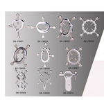 Nipple & Clitoral Toys House Of Dasein Breast Clip Leather Belt Bondage Stainless Steel Nipple Clamp With Chains