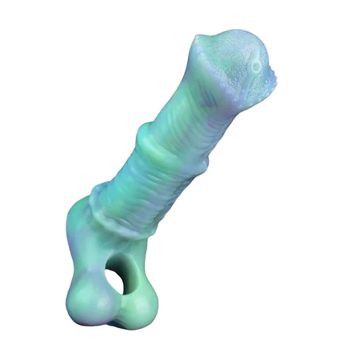 House Of Dasein Fantasy Luminous Horse Dildo Sheath Silicone Dog Knot  Sleeve  Extenders & Enlargers